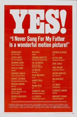 I Never Sang for My Father Poster