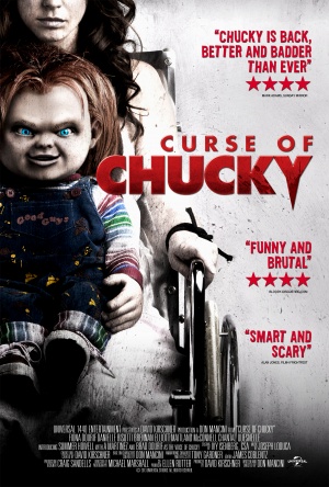 Curse of Chucky  Video release poster