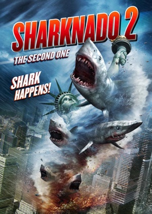 Sharknado 2: The Second One Dvd cover